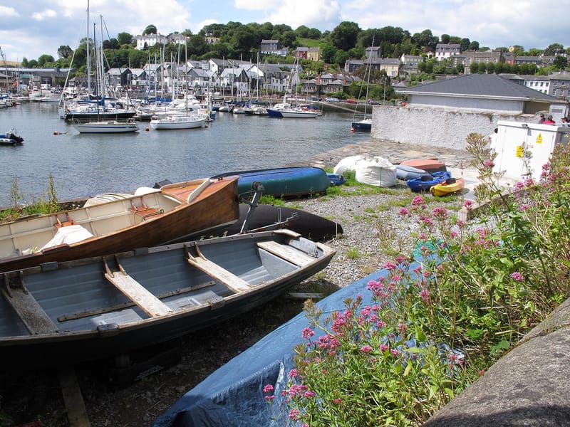 Boats in the harbour at Kinsale, County Cork